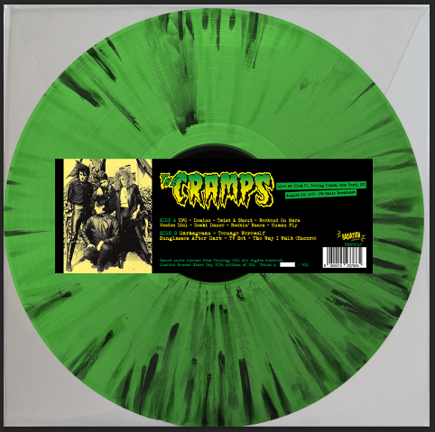 CRAMPS, THE "Live At Club 57, New York, 1979" LP