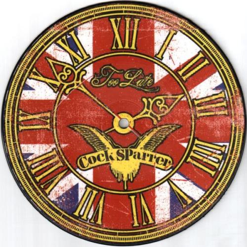 COCK SPARRER "Too Late" Picture-7"-Single
